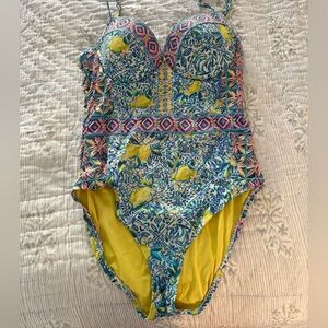 Lilly Pulitzer lemon Swimsuit
